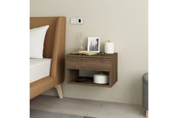 Ribes Nattbord 45 cm - Valnøtt - Møbler - Bord - Avlastningsbord & sidobord - Sengebord & nattbord