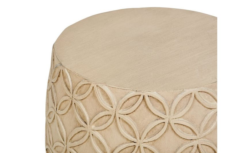 Rigge Sidebord 33 cm - Beige - Møbler - Bord - Avlastningsbord & sidobord - Lampebord & sidebord