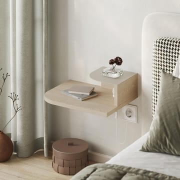 Rilina Nattbord 40 cm - Krem - Møbler - Bord - Avlastningsbord & sidobord - Sengebord & nattbord