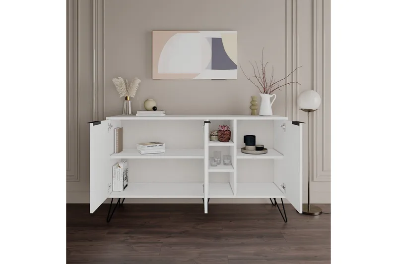 Rinorea Konsollbord 142x83 cm - Hvit - Møbler - Bord - Avlastningsbord & sidobord - Konsollbord & gangbord