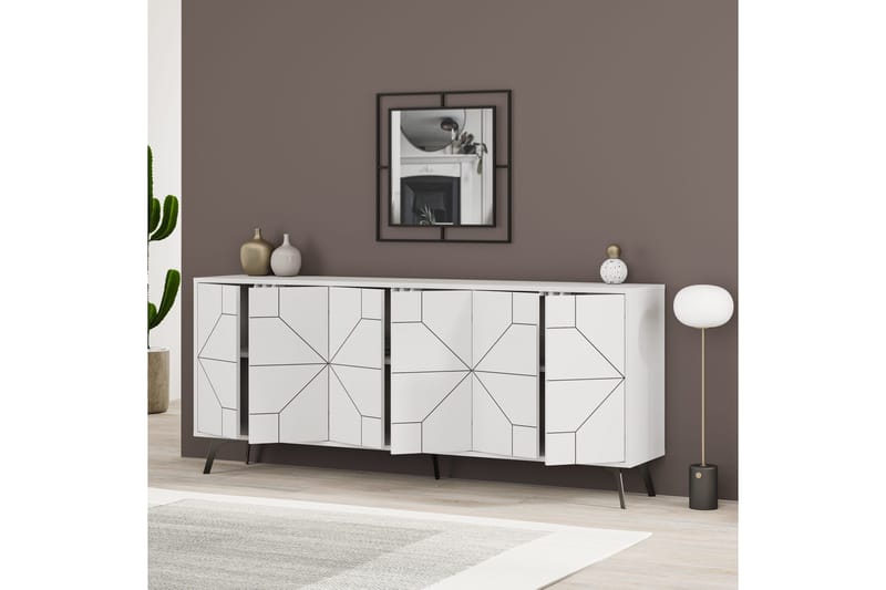 Rinorea Konsollbord 184x77,4 cm - Hvit - Møbler - Bord - Avlastningsbord & sidobord - Konsollbord & gangbord