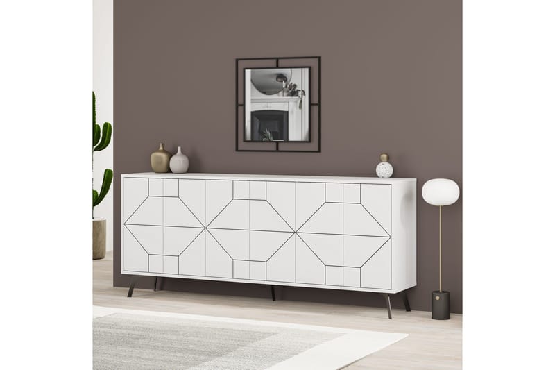 Rinorea Konsollbord 184x77,4 cm - Hvit - Møbler - Bord - Avlastningsbord & sidobord - Konsollbord & gangbord