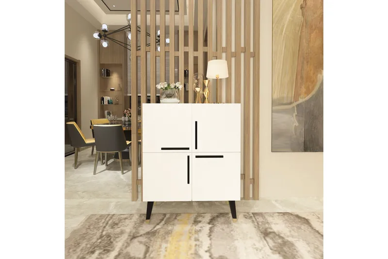 Rinorea Konsollbord 70x90 cm - Hvit - Møbler - Bord - Avlastningsbord & sidobord - Konsollbord & gangbord