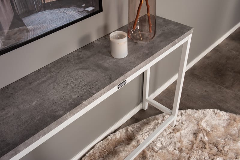 Rise Sidebord 110x30 cm - Hvit - Møbler - Bord - Avlastningsbord & sidobord - Brettbord og småbord