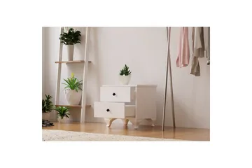 Rivric Nattbord 45 cm - Matt Hvit - Møbler - Bord - Avlastningsbord & sidobord - Sengebord & nattbord