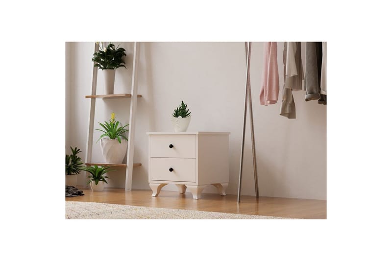 Rivric Nattbord 45 cm - Matt Hvit - Møbler - Bord - Avlastningsbord & sidobord - Sengebord & nattbord