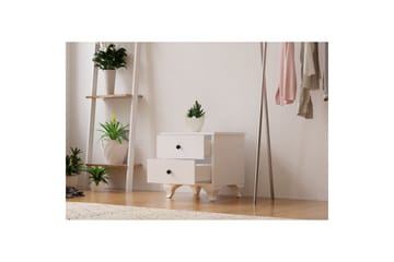 Rivric Nattbord 45 cm - Matt Hvit - Møbler - Bord - Avlastningsbord & sidobord - Sengebord & nattbord