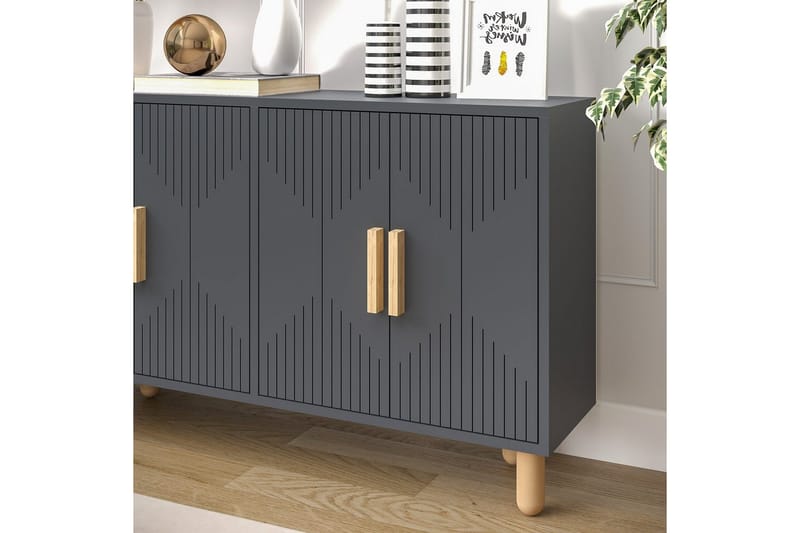 Roger konsollbord 120 cm - Antrasitt - Møbler - Bord - Avlastningsbord & sidobord - Konsollbord & gangbord