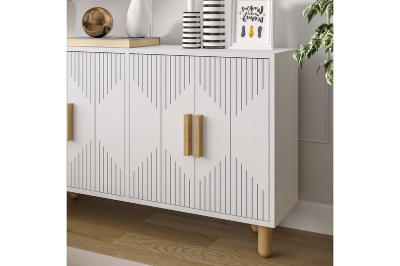 Roger konsollbord 120 cm - Hvit - Møbler - Bord - Avlastningsbord & sidobord - Konsollbord & gangbord
