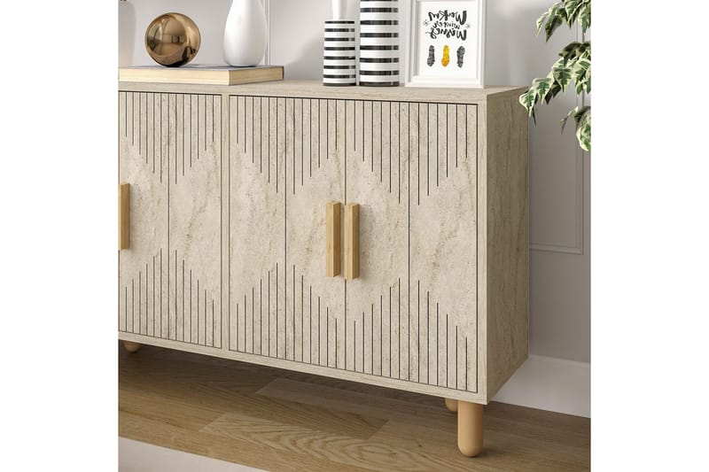 Roger konsollbord 120 cm - Sand - Møbler - Bord - Avlastningsbord & sidobord - Konsollbord & gangbord