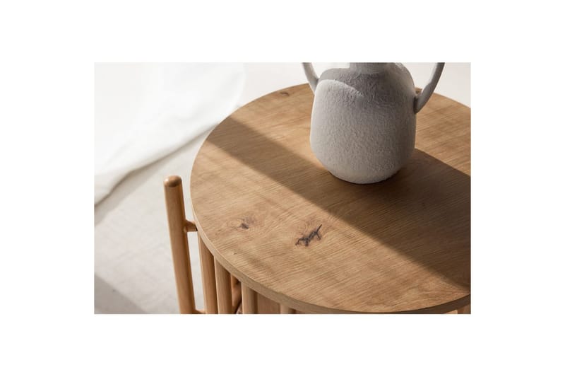 Rubbo Sidebord 45 Cm - Natur - Møbler - Bord - Avlastningsbord & sidobord - Lampebord & sidebord