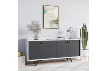 Ruigoord Avlastningsbord 150 cm - Antrasitt/Hvit - Møbler - Bord - Avlastningsbord & sidobord - Konsollbord & gangbord