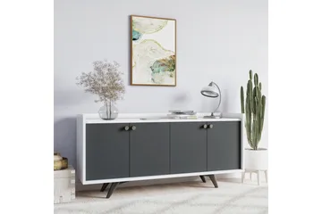 Ruigoord Avlastningsbord 150 cm - Antrasitt/Hvit - Møbler - Bord - Avlastningsbord & sidobord - Konsollbord & gangbord