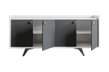 Ruigoord Avlastningsbord 150 cm - Antrasitt/Hvit - Møbler - Bord - Avlastningsbord & sidobord - Konsollbord & gangbord