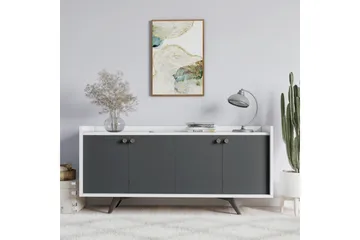 Ruigoord Avlastningsbord 150 cm - Antrasitt/Hvit - Møbler - Bord - Avlastningsbord & sidobord - Konsollbord & gangbord