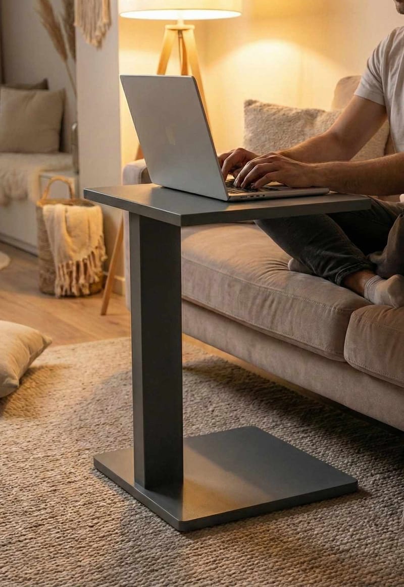 Rumira Sidebord 35 cm - Grå - Møbler - Bord - Avlastningsbord & sidobord - Pidestall & blomsterpidestall