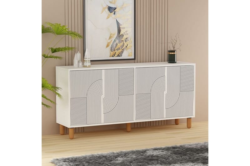 Ruvan Konsollbord 150 cm - Hvit - Møbler - Bord - Avlastningsbord & sidobord - Konsollbord & gangbord