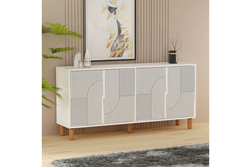Ruvan Konsollbord 150 cm - Hvit - Møbler - Bord - Avlastningsbord & sidobord - Konsollbord & gangbord