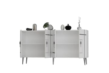 Safiya Konsollbord 150 cm - Hvit/Sølv - Møbler - Bord - Avlastningsbord & sidobord - Konsollbord & gangbord