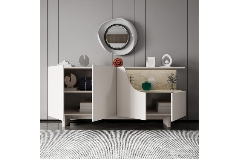 Safiya Konsollbord 180 cm - Beige - Møbler - Bord - Avlastningsbord & sidobord - Konsollbord & gangbord