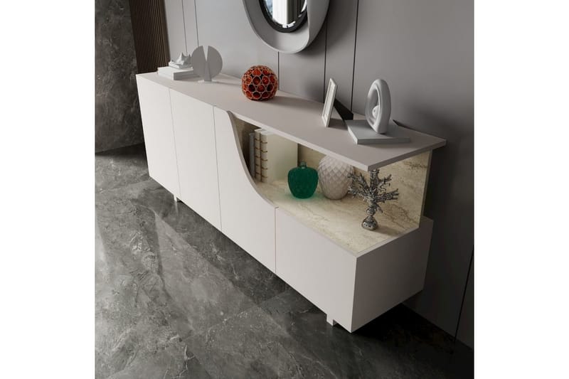 Safiya Konsollbord 180 cm - Beige - Møbler - Bord - Avlastningsbord & sidobord - Konsollbord & gangbord