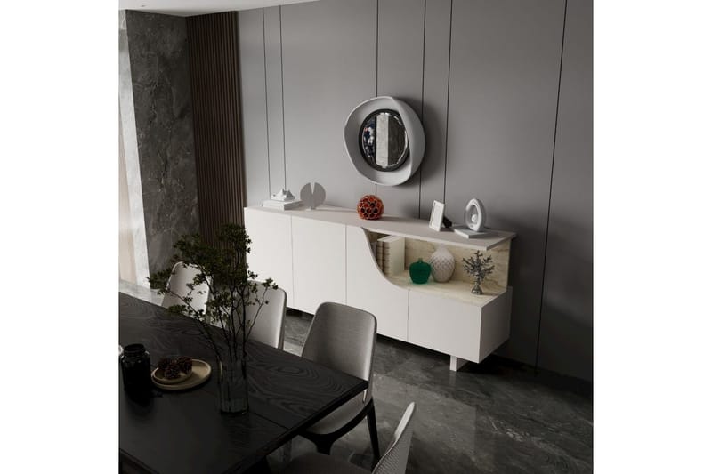 Safiya Konsollbord 180 cm - Beige - Møbler - Bord - Avlastningsbord & sidobord - Konsollbord & gangbord