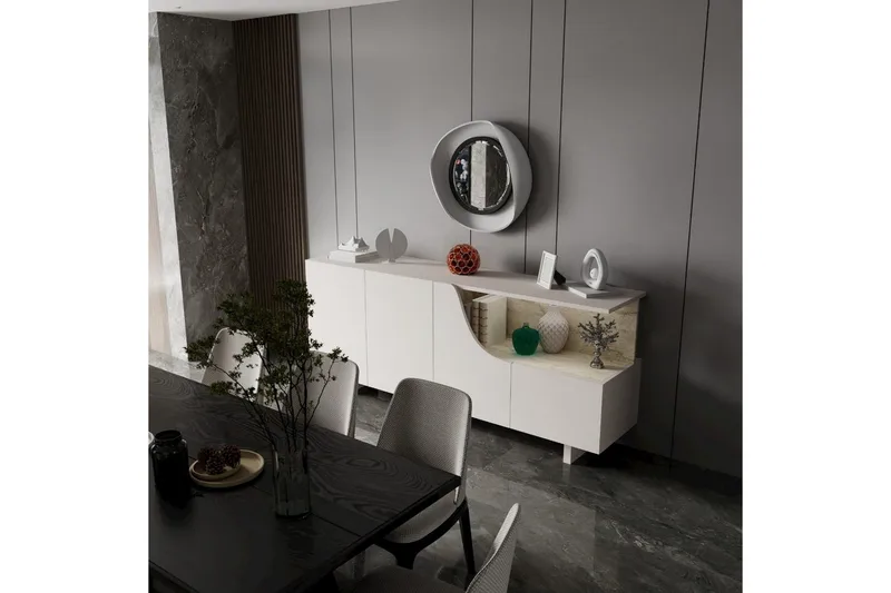 Safiya Konsollbord 180 cm - Beige - Møbler - Bord - Avlastningsbord & sidobord - Konsollbord & gangbord