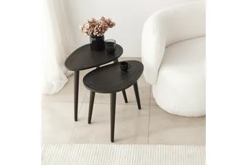 Saldus Settbord - Antrasitt - Møbler - Bord - Avlastningsbord & sidobord - Settbord