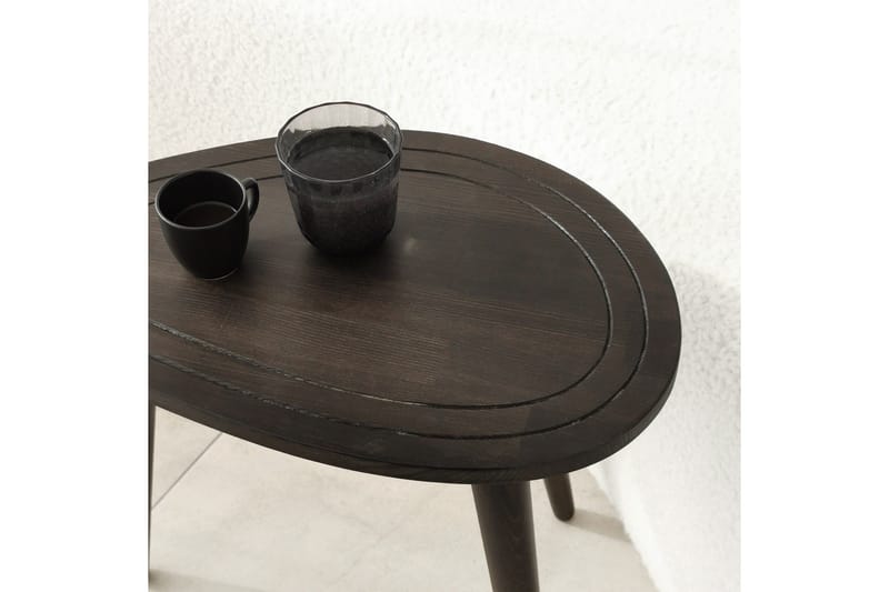 Saldus Settbord - Antrasitt - Møbler - Bord - Avlastningsbord & sidobord - Settbord