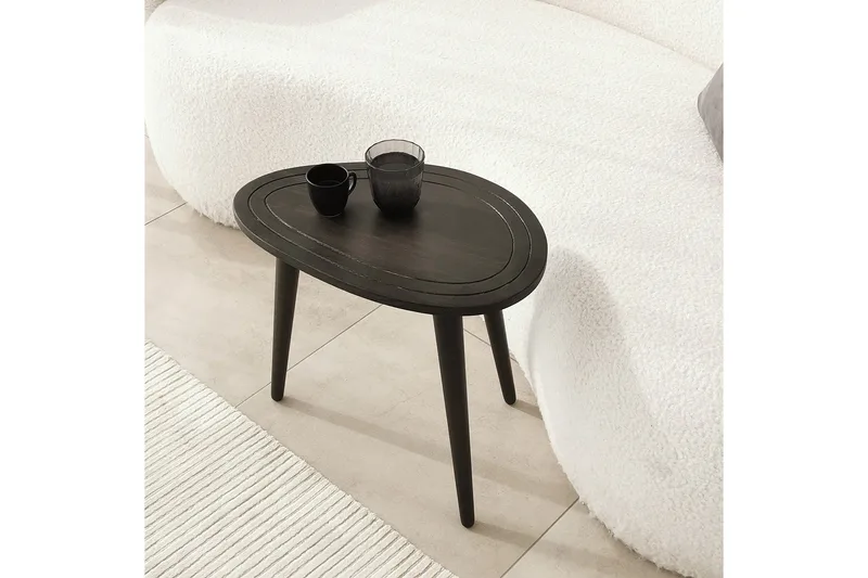 Saldus Settbord - Antrasitt - Møbler - Bord - Avlastningsbord & sidobord - Settbord