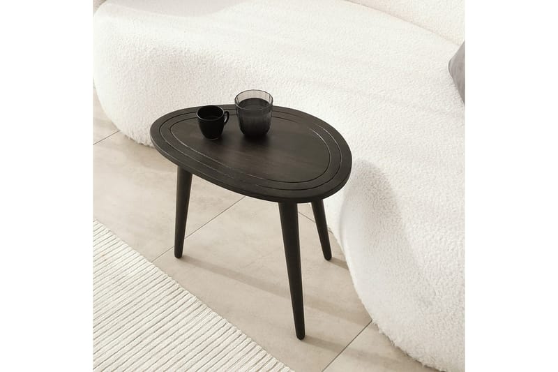 Saldus Settbord - Antrasitt - Møbler - Bord - Avlastningsbord & sidobord - Settbord