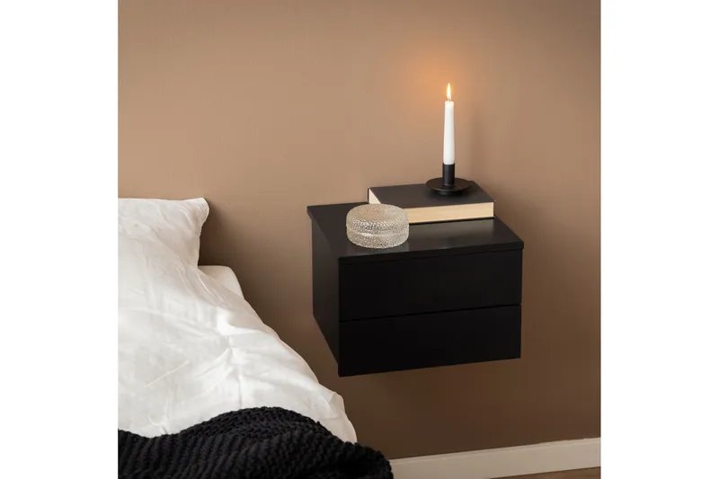 Salmani Nattbord 32 cm - Sort - Møbler - Bord - Avlastningsbord & sidobord - Sengebord & nattbord