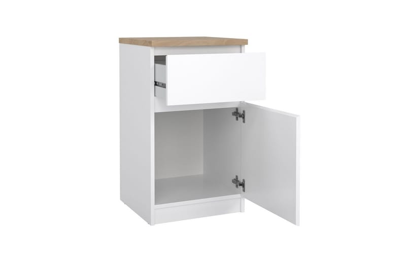 Salomns Nattbord 40 cm - Hvit - Møbler - Bord - Avlastningsbord & sidobord - Sengebord & nattbord