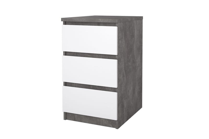 Salomns Nattbord 40 cm - Hvit - Møbler - Bord - Avlastningsbord & sidobord - Sengebord & nattbord