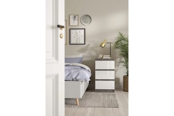 Salomns Nattbord 40 cm - Hvit - Møbler - Bord - Avlastningsbord & sidobord - Sengebord & nattbord