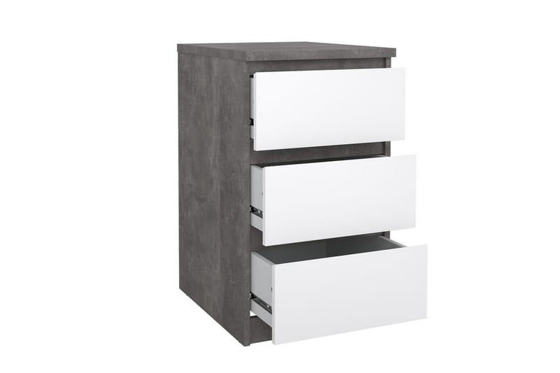 Salomns Nattbord 40 cm - Hvit - Møbler - Bord - Avlastningsbord & sidobord - Sengebord & nattbord