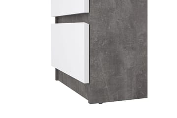 Salomns Nattbord 40 cm - Hvit - Møbler - Bord - Avlastningsbord & sidobord - Sengebord & nattbord