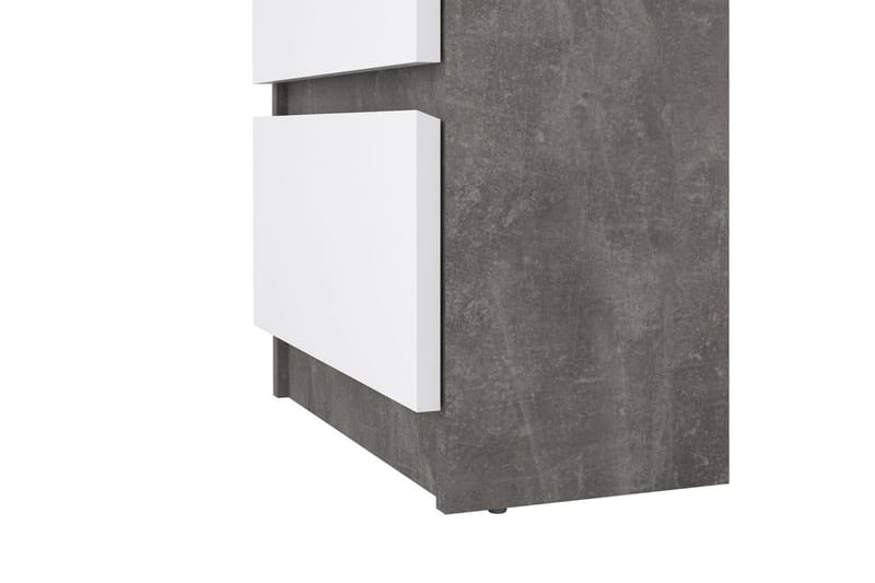 Salomns Nattbord 40 cm - Hvit - Møbler - Bord - Avlastningsbord & sidobord - Sengebord & nattbord