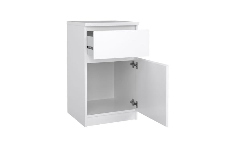 Salomns Nattbord 40 cm - Hvit - Møbler - Bord - Avlastningsbord & sidobord - Sengebord & nattbord