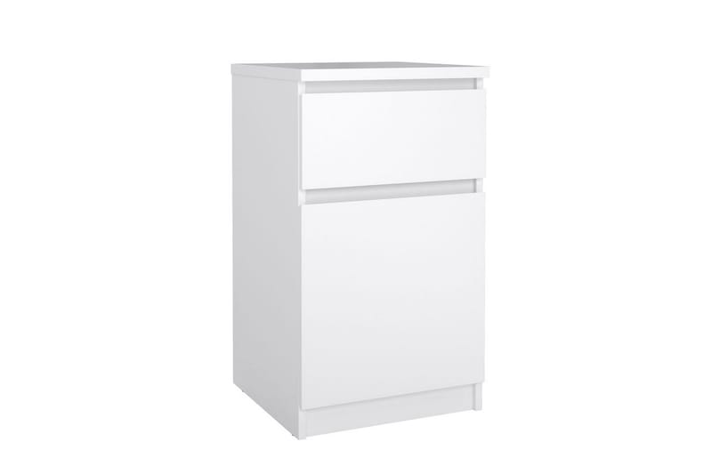 Salomns Nattbord 40 cm - Hvit - Møbler - Bord - Avlastningsbord & sidobord - Sengebord & nattbord