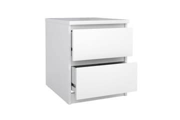 Salomns Nattbord 40 cm - Hvit - Møbler - Bord - Avlastningsbord & sidobord - Sengebord & nattbord