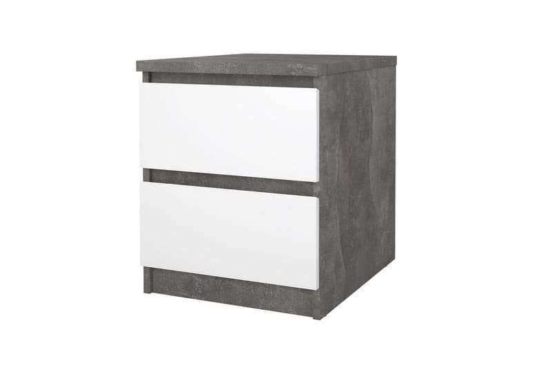 Salomns Nattbord 40 cm - Natur/Hvit - Møbler - Bord - Avlastningsbord & sidobord - Sengebord & nattbord