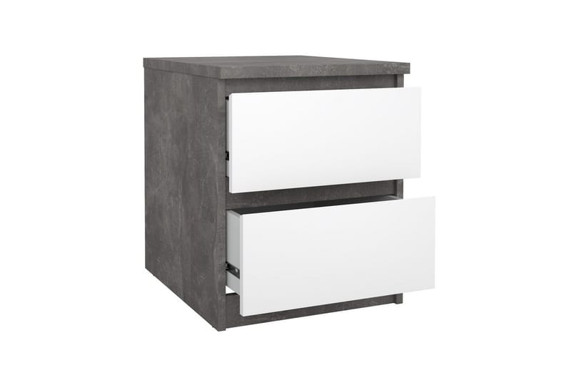 Salomns Nattbord 40 cm - Natur/Hvit - Møbler - Bord - Avlastningsbord & sidobord - Sengebord & nattbord