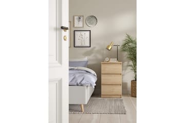 Salomns Nattbord 40 cm - Rødfarget tre - Møbler - Bord - Avlastningsbord & sidobord - Sengebord & nattbord
