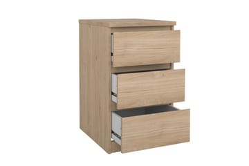 Salomns Nattbord 40 cm - Rødfarget tre - Møbler - Bord - Avlastningsbord & sidobord - Sengebord & nattbord