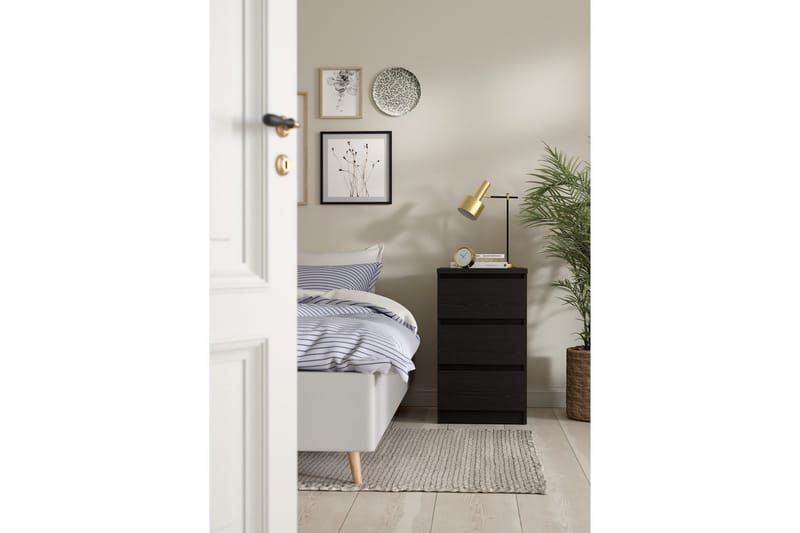 Salomns Nattbord 40 cm - Svart - Møbler - Bord - Avlastningsbord & sidobord - Sengebord & nattbord