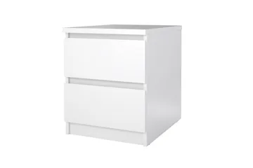 Salomns Sengebord 40,4 cm - Hvit - Møbler - Bord - Avlastningsbord & sidobord - Sengebord & nattbord