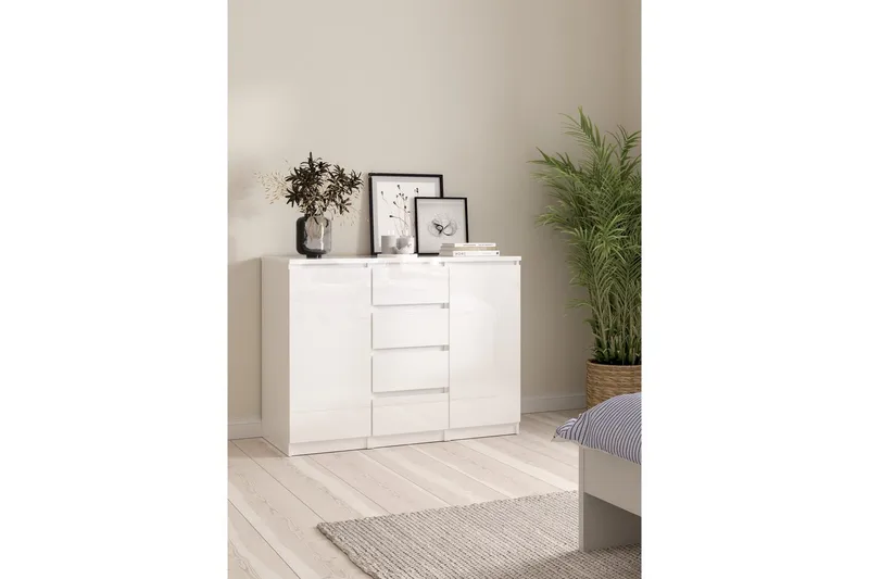 Salomns Skjenk 120,8 cm - Hvit - Oppbevaring - Oppbevaringsmøbler - Sideboard & skjenk