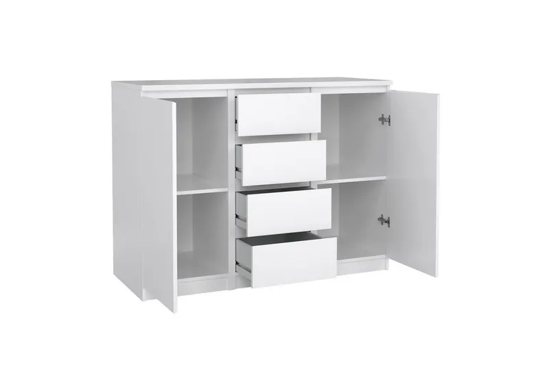 Salomns Skjenk 120,8 cm - Hvit - Oppbevaring - Oppbevaringsmøbler - Sideboard & skjenk