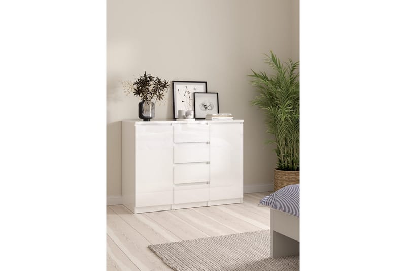 Salomns Skjenk 120,8 cm - Hvit - Oppbevaring - Oppbevaringsmøbler - Sideboard & skjenk